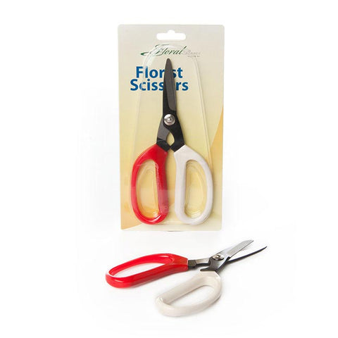 Scissors Florist and CRAFT Red & Cream